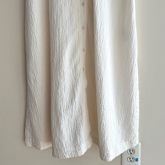 Madewell Isla Maxi Dress, Lighthouse Color, Button Down Kaftan, Size Large - Picture 8 of 16